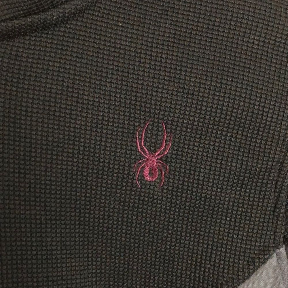 Spyder Full Zip Core Sweater Jacket Black & Gray Women's - Picture 2 of 7